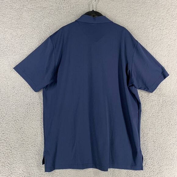 Peter Millar Summer Comfort‎ Polo Mens L Navy Short Sleeve Collared Golf - Picture 10 of 13